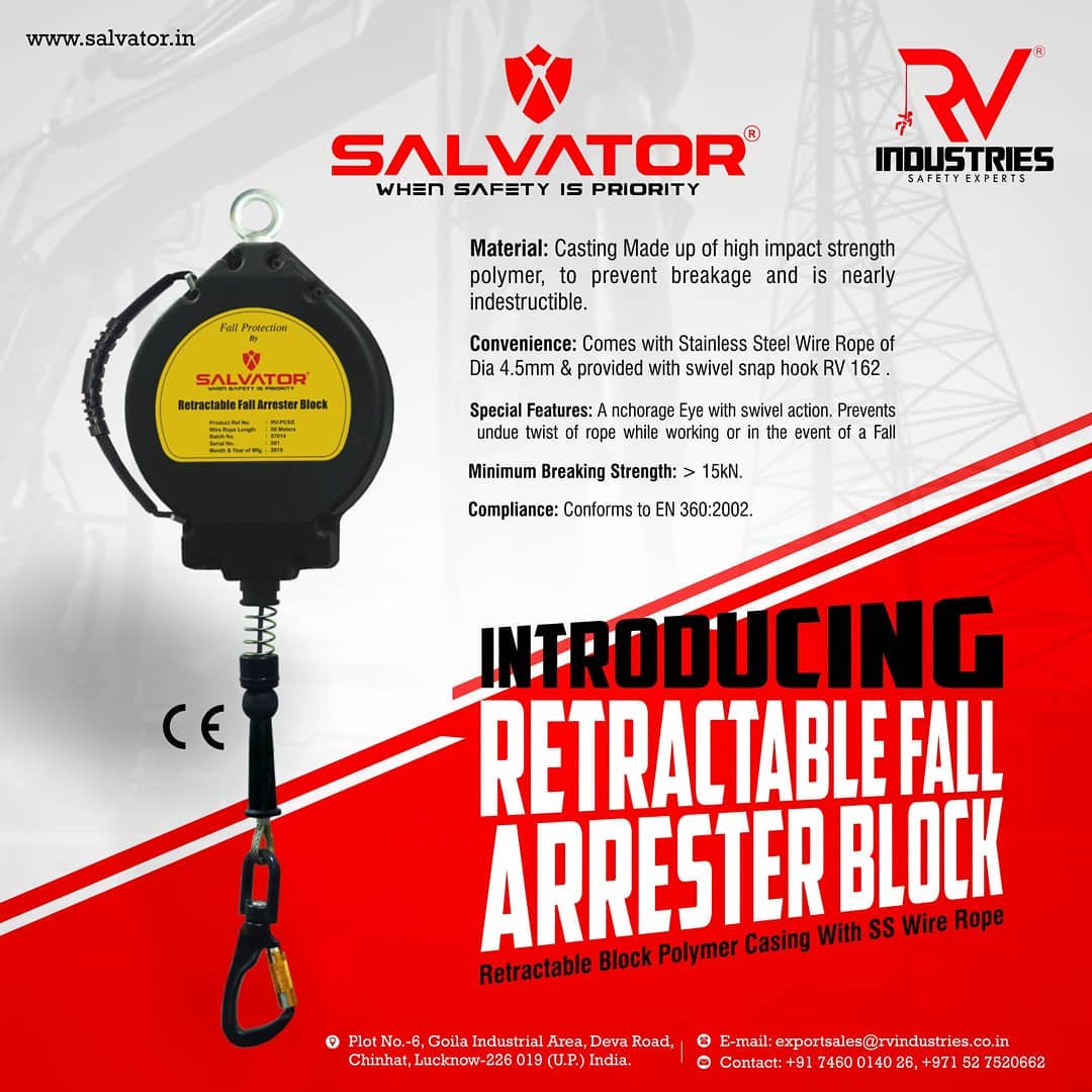 RV Industries - INTRODUCING RETRACTABLE FALL ARRESTER... | Facebook