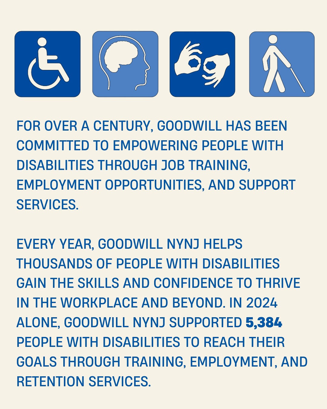 Goodwill NYNJ - Today marks the 35th anniversary of the... | Facebook