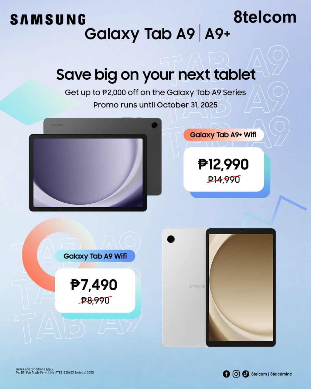 8telcom - 💥 Big savings, big screen! 💥 Get up to ₱2,000... | Facebook