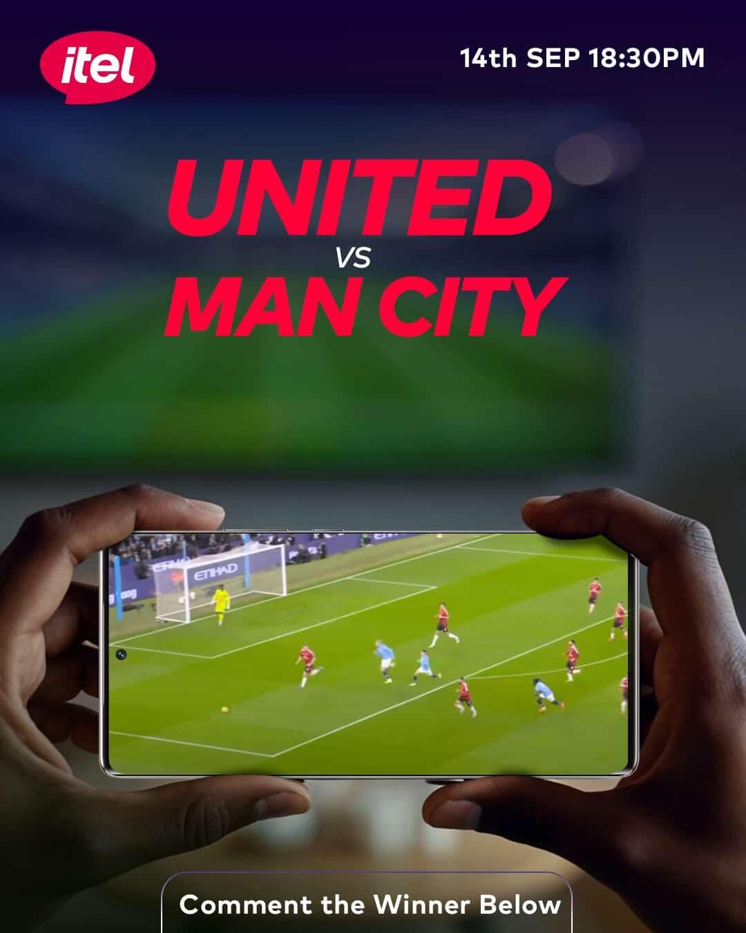 itel - It's red vs blue!! ️💙 The stage is set for one of football's ...