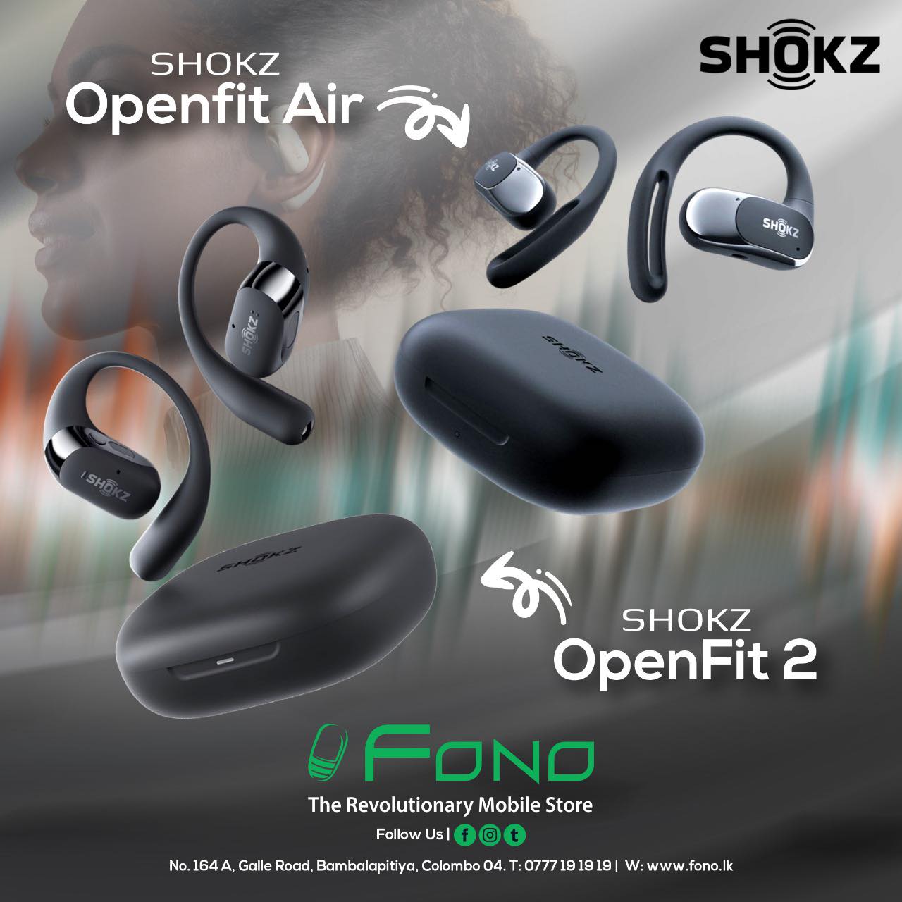 Fono - Tired of earbuds that block out the world and fall off mid-run ...