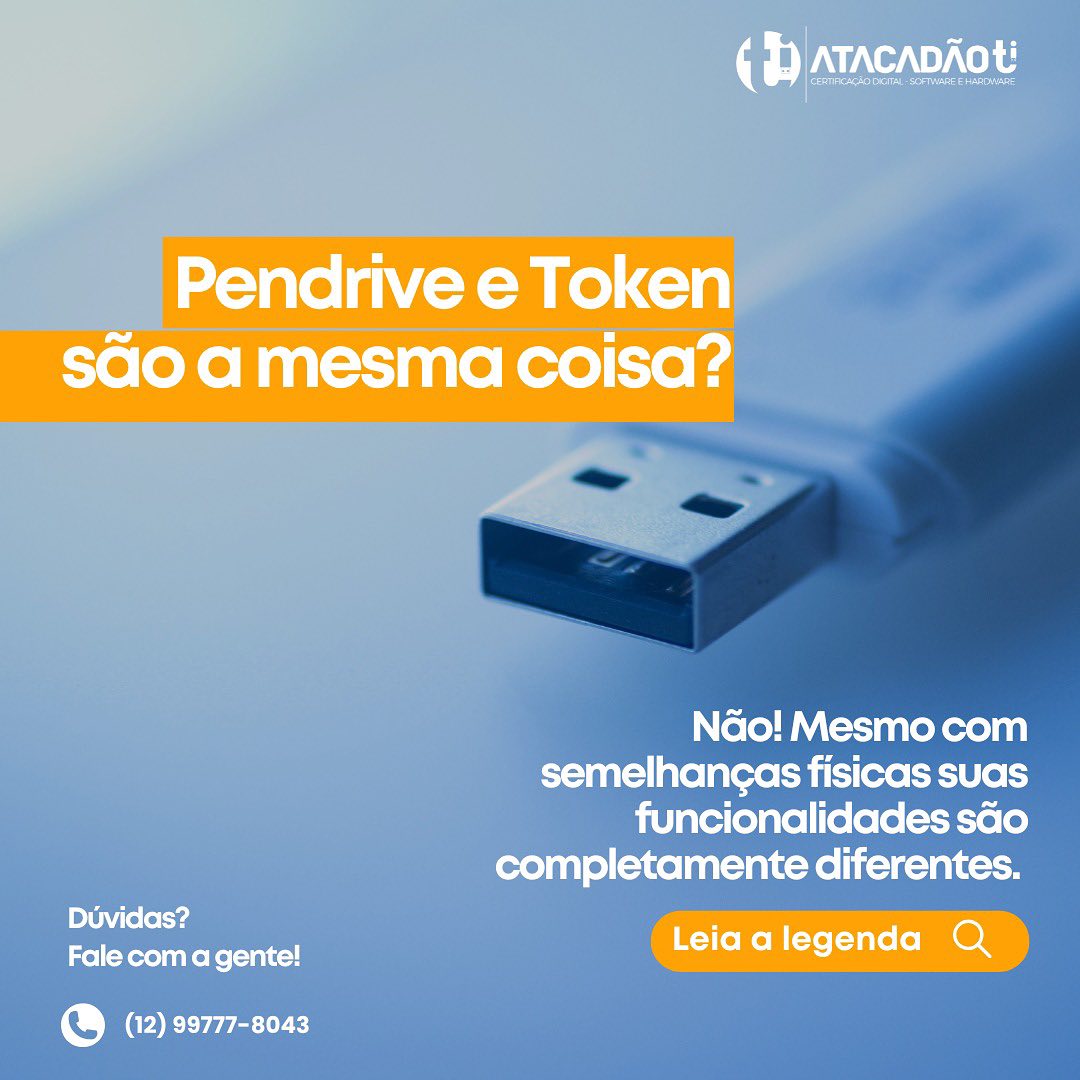 Token É Pendrive? Afinal, O Que É Token? – ASWV