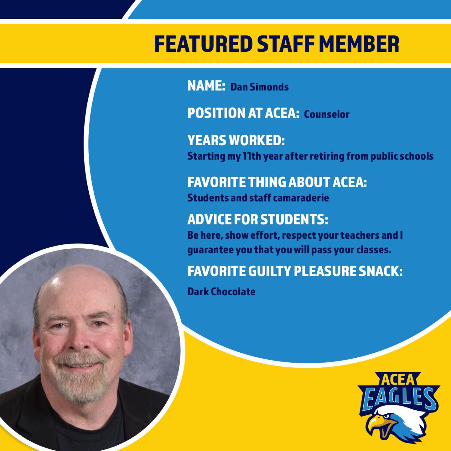 Academic - 🌟 Meet Dan Simonds, our dedicated counselor at ACEA! With 11 ...