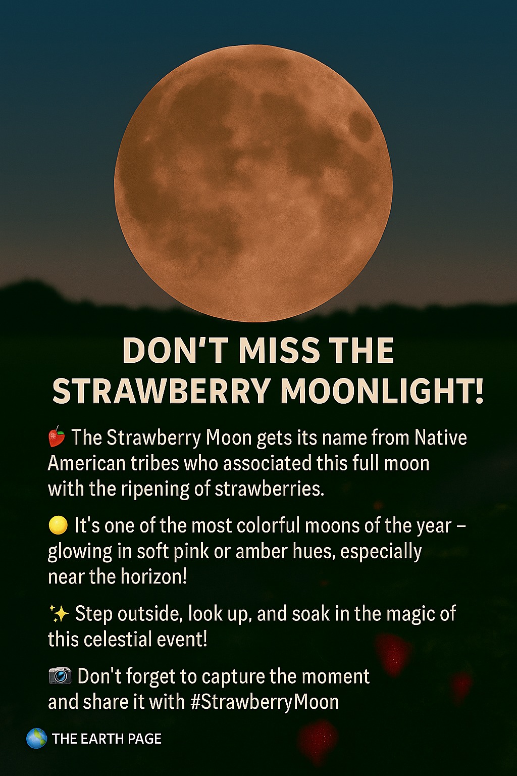 Strawberry Moon🌕 @ Superstition Mountains⛰️ 06/10/2025 07:44pm