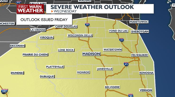 News - Parts of Wisconsin still remain under the possibility of severe ...
