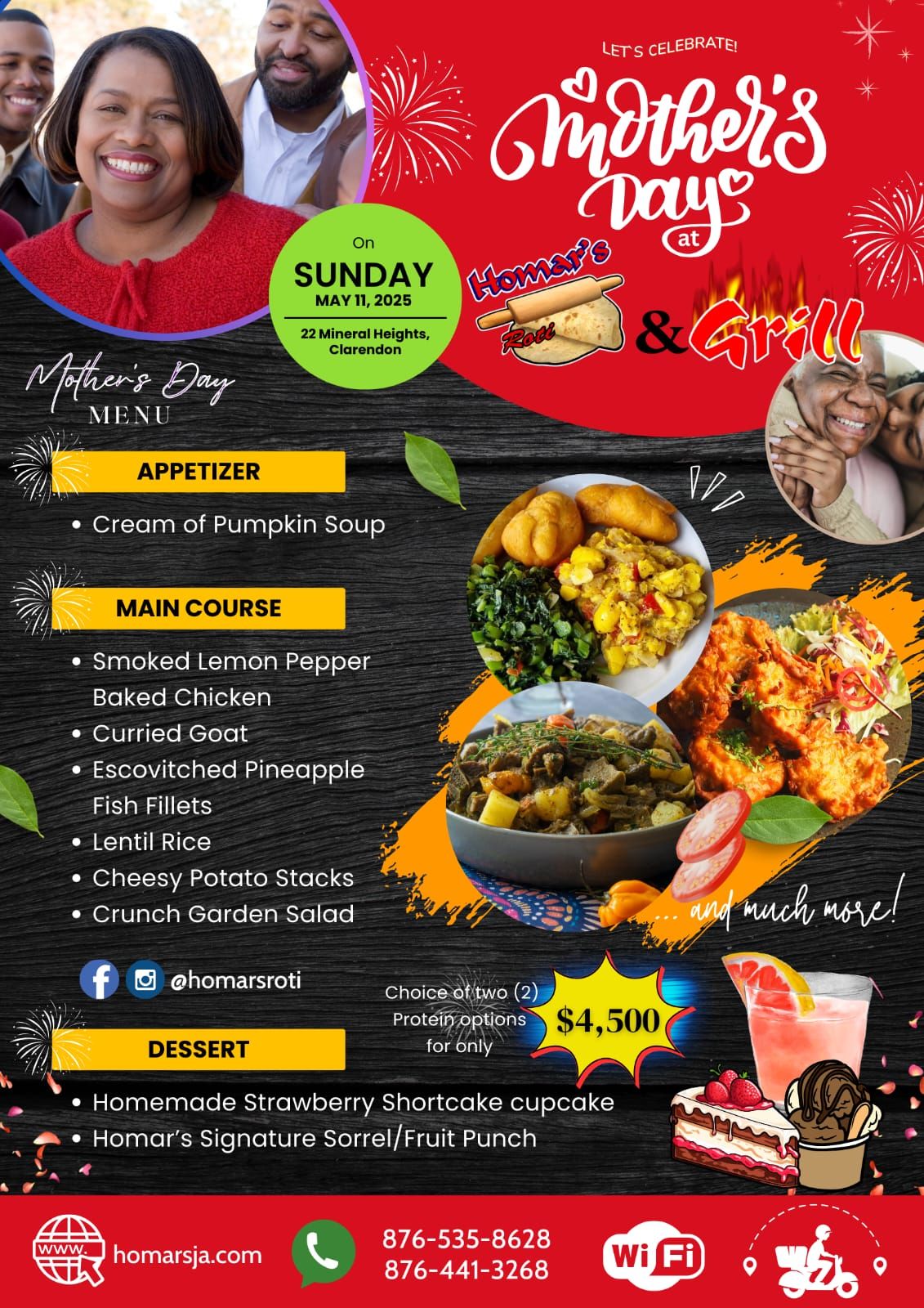 Homar`s Roti & Grill | May Pen