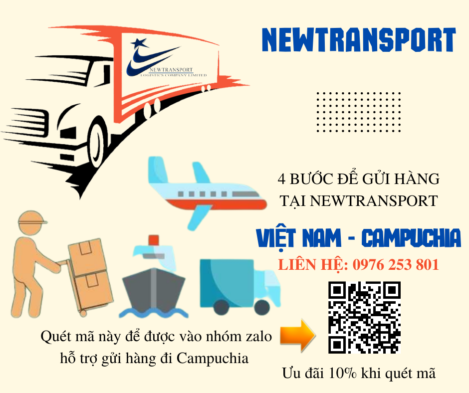 Newtransport gửi hàng đi Campuchia | Ho Chi Minh City