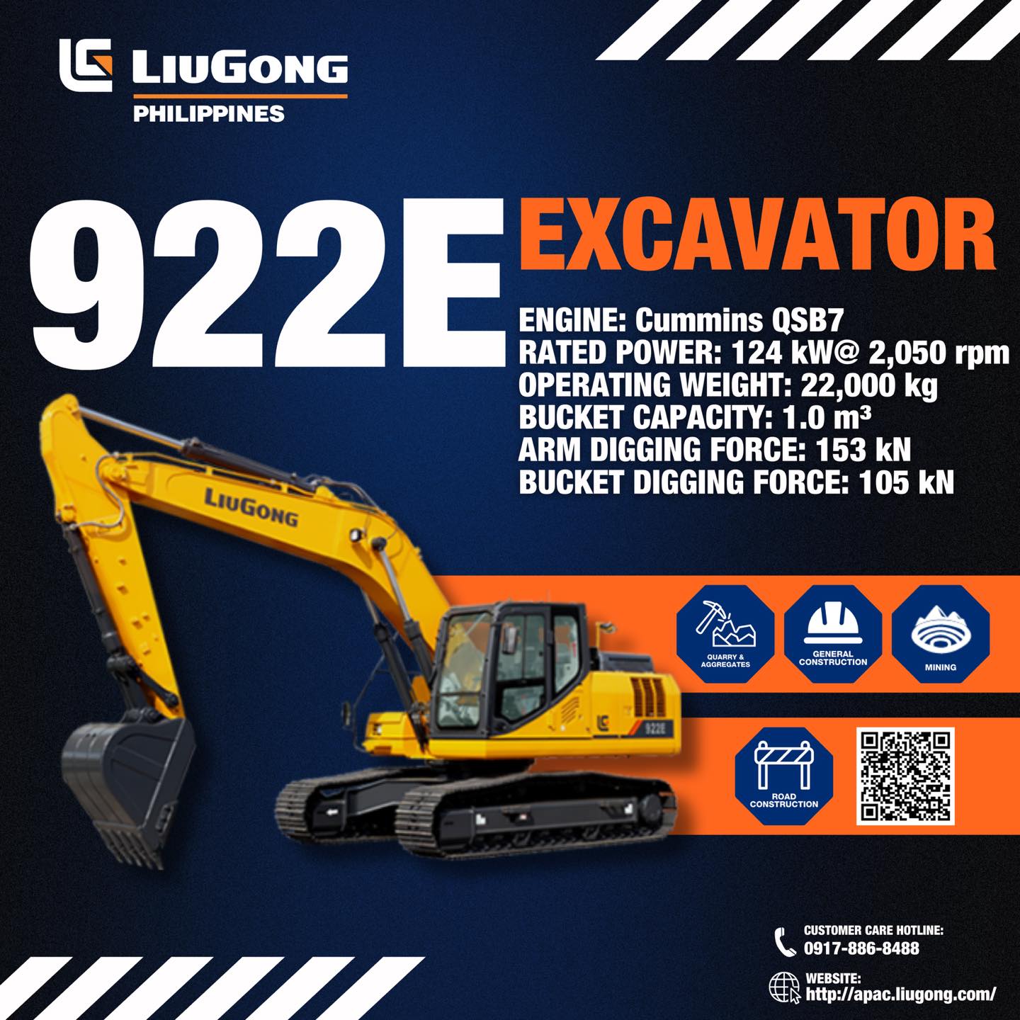 The LiuGong 922E Excavator delivers... - LiuGong Philippines