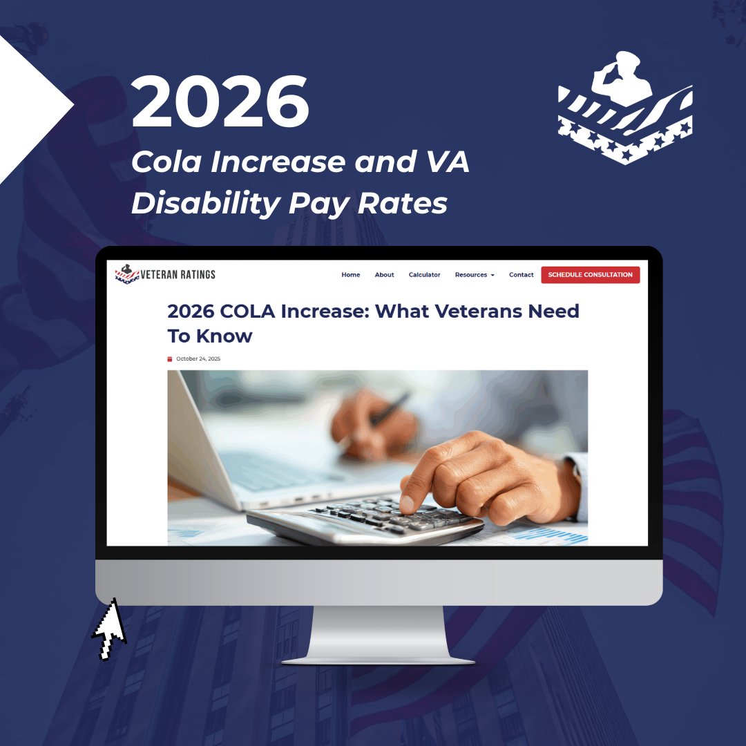 Veteran Ratings - The 2026 VA disability compensation... | Facebook
