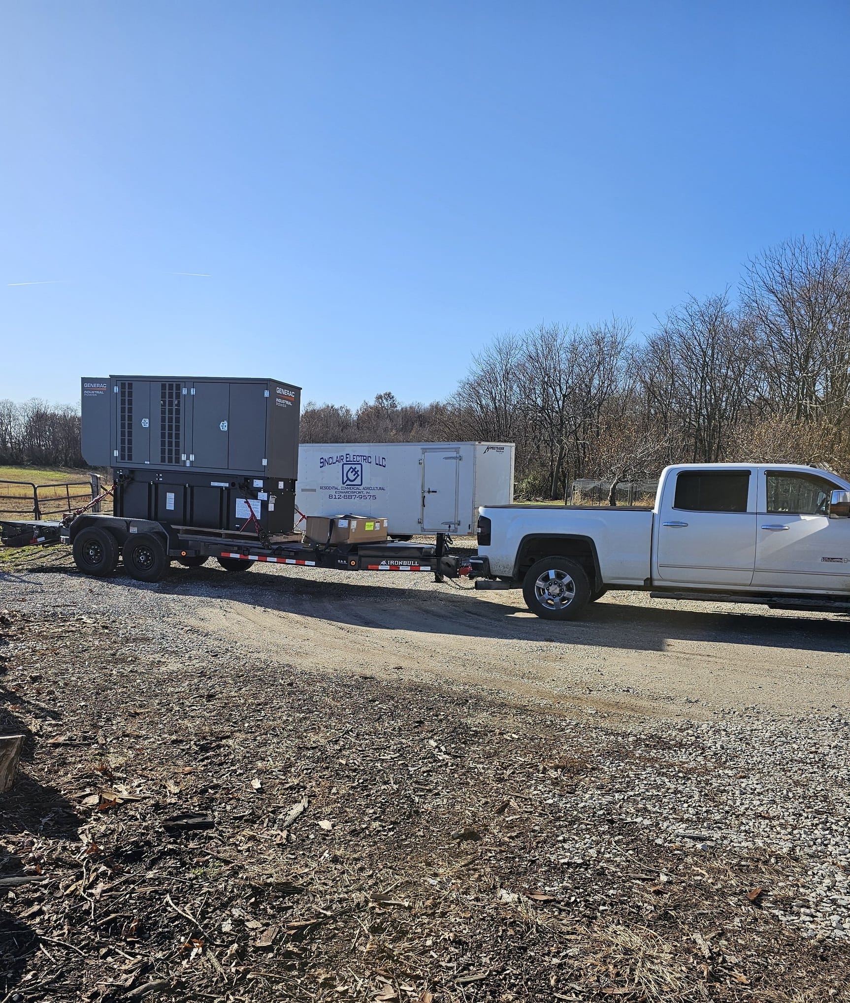 Sinclair - Generator is loaded for tomorrow's crane lift at Edwardsport ...