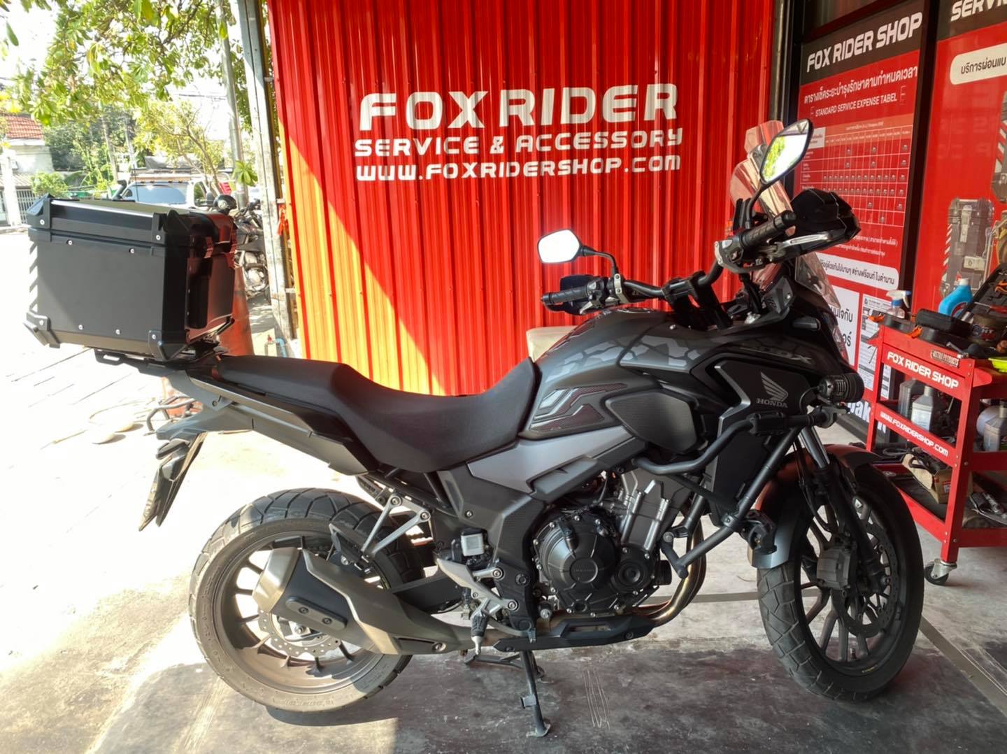 Fox Rider Shop - 🦊 CB500x ติดตั้งชุดปี๊บบนอลูมิเนียม... | Facebook