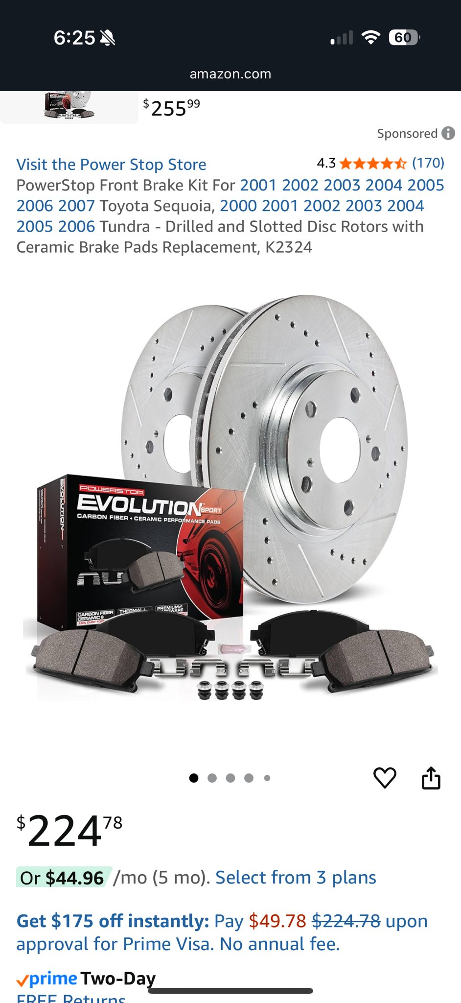 Dsc Brake Kt-Performance Ceramc Performance Brake Pad and Rotor Kt