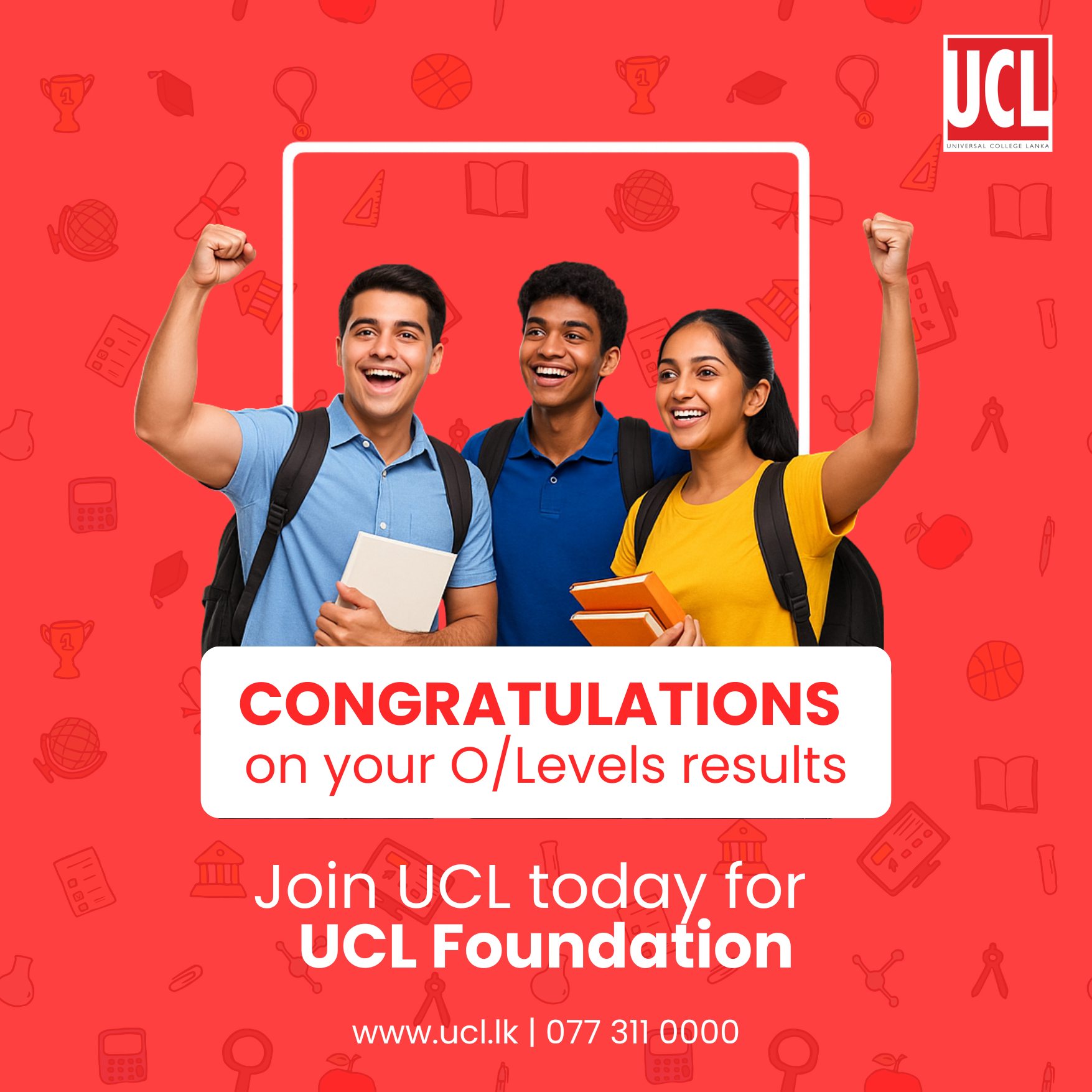 UCL - 🎉 Congratulations to all O/L achievers! Your hard work has paid ...