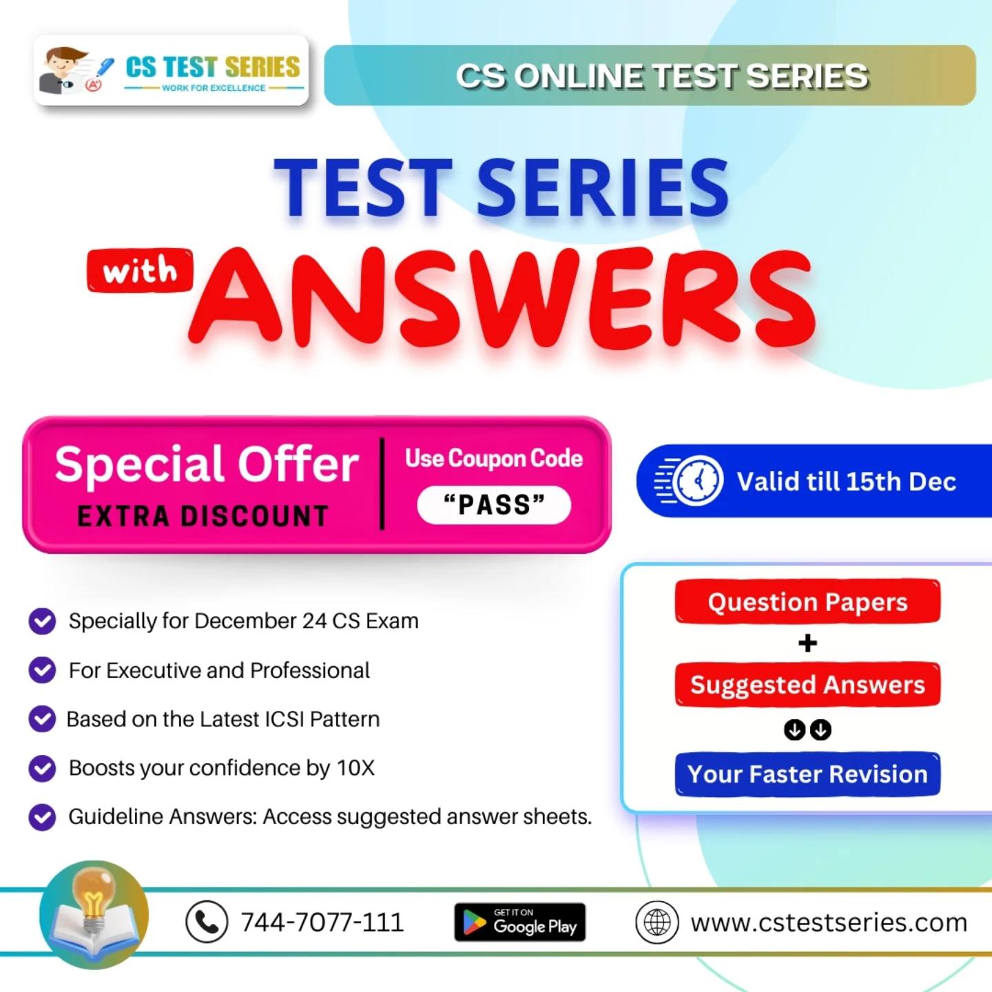 Cs test series - 🔥TEST SERIES WITH ANSWER SHEES🔥 🟢 Speed... | Facebook
