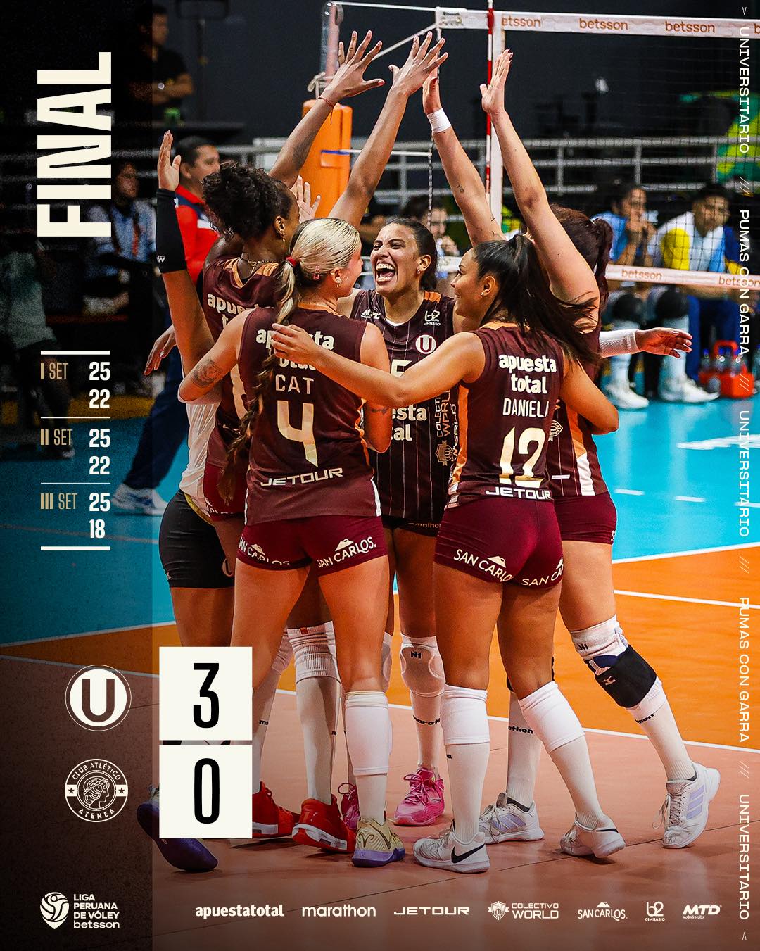 Universitario - 👊💛 ¡𝗚𝗔𝗡𝗔𝗠𝗢𝗢𝗢𝗢𝗢𝗢𝗢𝗢𝗢𝗦! ⏱️ I 𝙁𝙄𝙉𝘼𝙇 𝘿𝙀𝙇 𝙋𝘼𝙍𝙏𝙄𝘿𝙊 🏐 ...