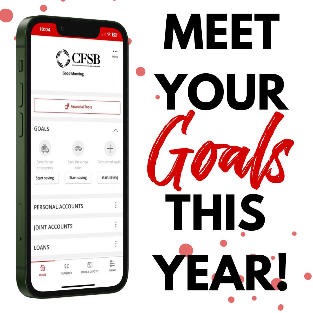 CFSBank - 🎯💰 Start the new year with a plan! Use the Goals...