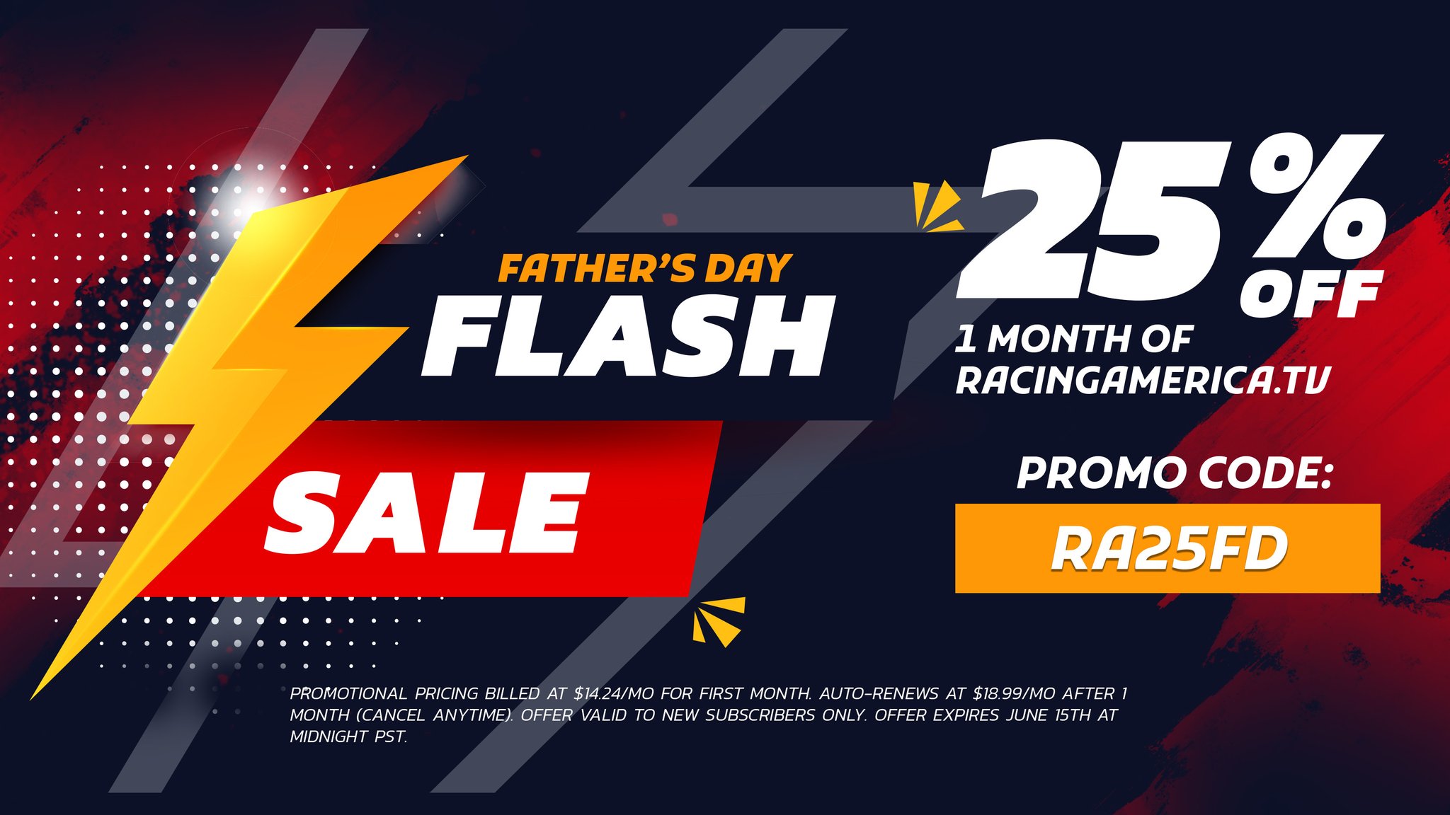 Racing - Last Chance! 🎁 Treat Dad (or yourself!) to a month of racing ...
