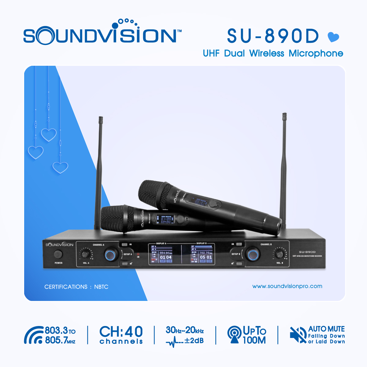 SoundVision Pro - SU-890D ไมโครโฟนไร้สาย มือถือคู่... | Facebook