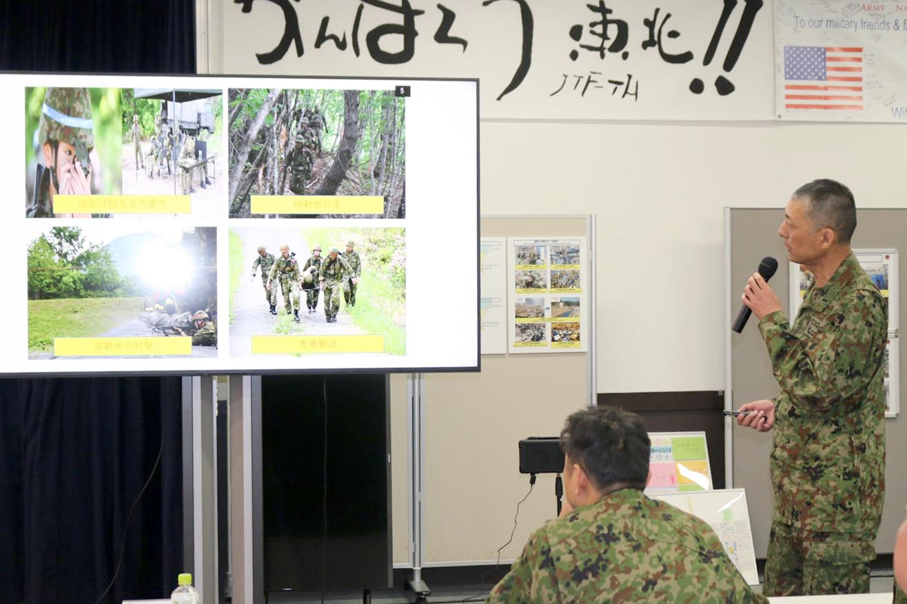 東北方面隊最先任上級曹長会同】 方面隊最先任は、方面隊最先任会同を