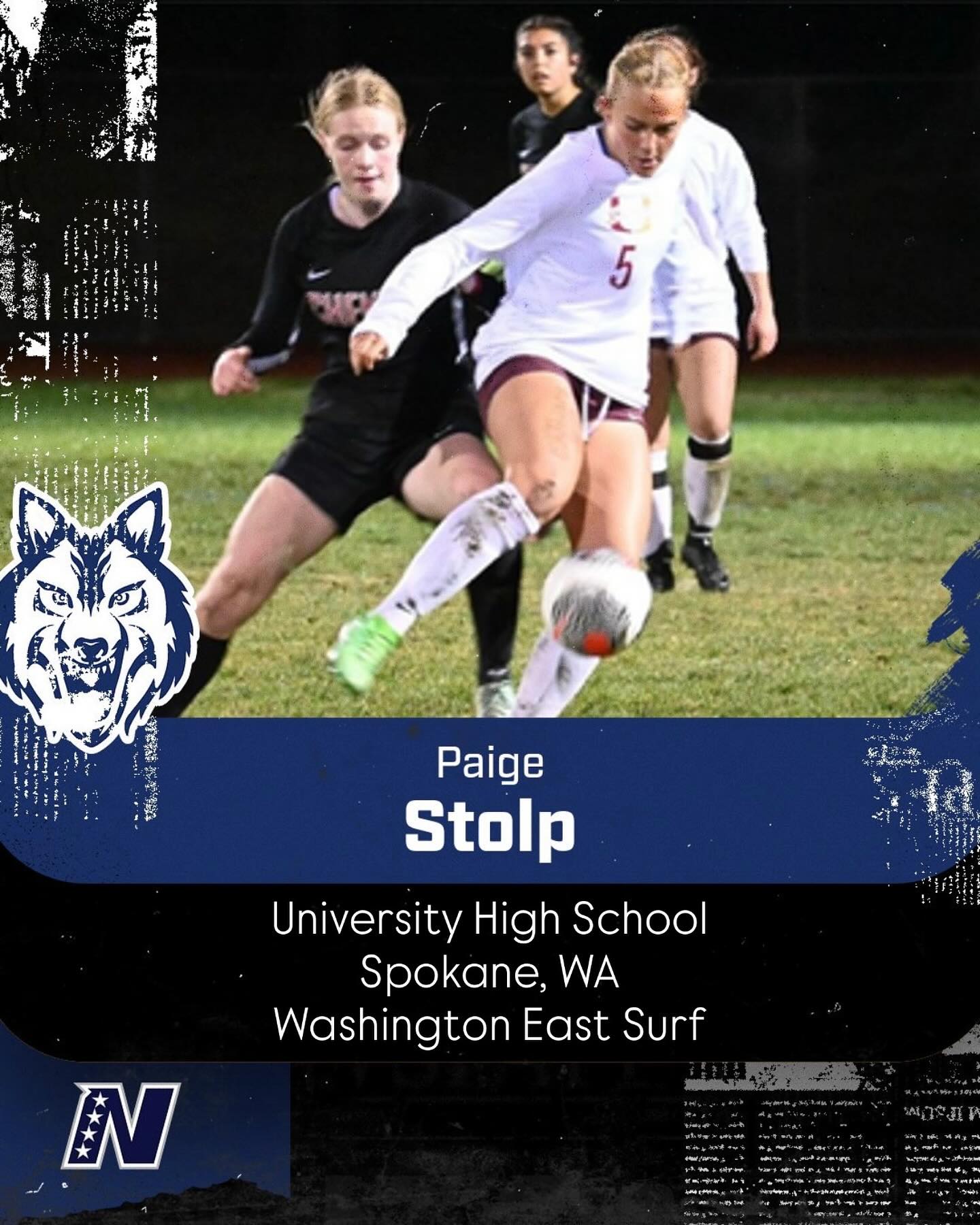 Blue - SIGNED!! Joining the Wolves next season, a defender from Spokane ...