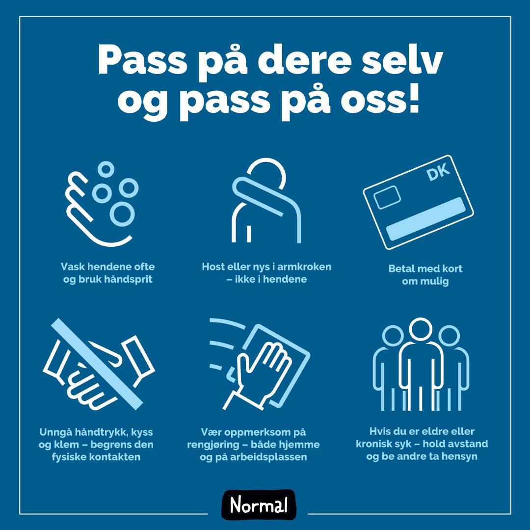 Normal - Hos NORMAL holder vi åpent som vi pleier, men vi vil ...