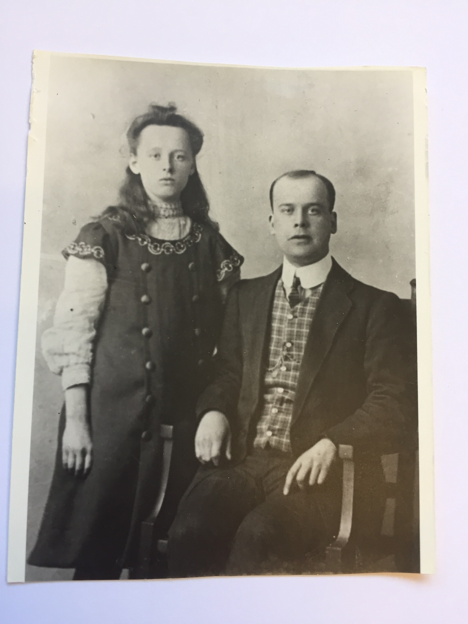 This picture was taken around 1908 or so. This is the Hunt family