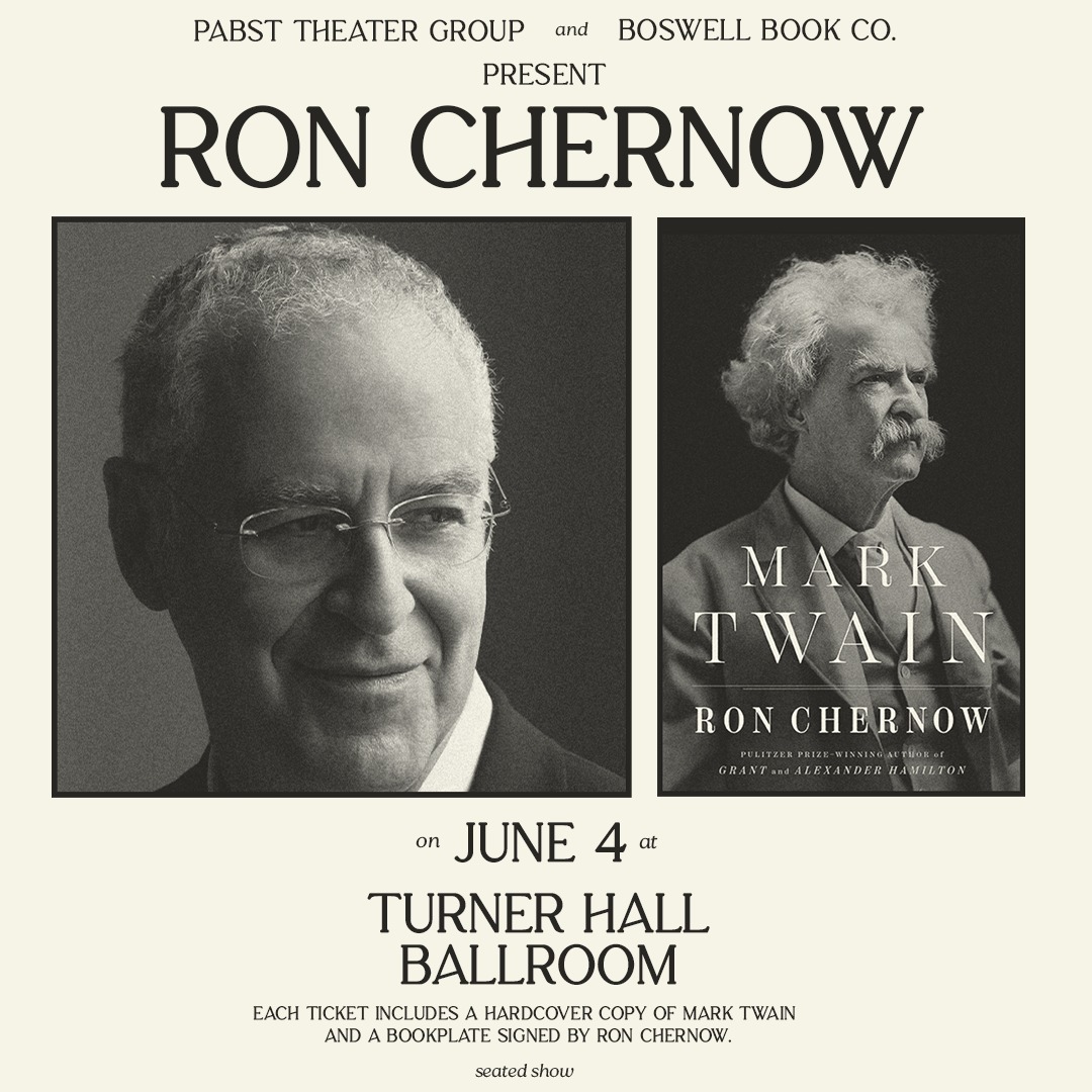 Ron Chernow has *literally* written... - Pabst Theater Group | Facebook