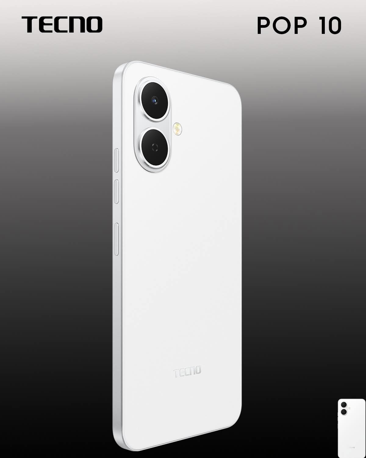 TECNO - Nous vous présentons le POP10 avec: - Un design à la mode ...