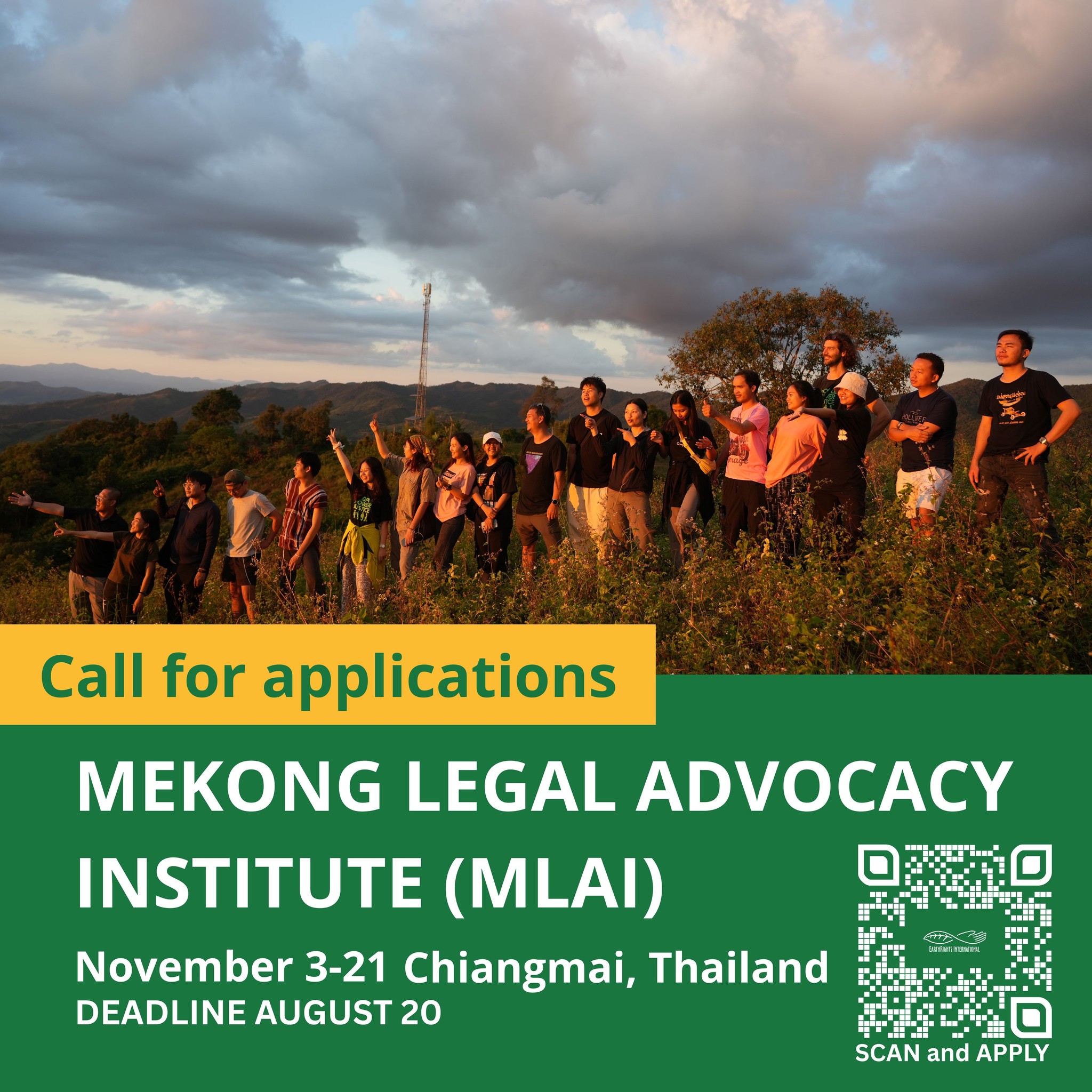 📣 CALL FOR APPLICATIONS –... - EarthRights International | Facebook
