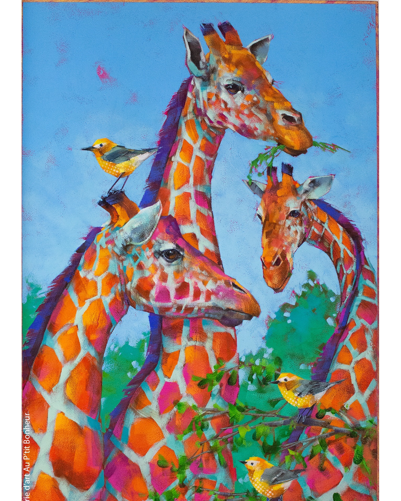 Galerie - 🖼️ Angie Rees, ''Stick Your Neck Out'' - 24'' x 16'' . | Facebook