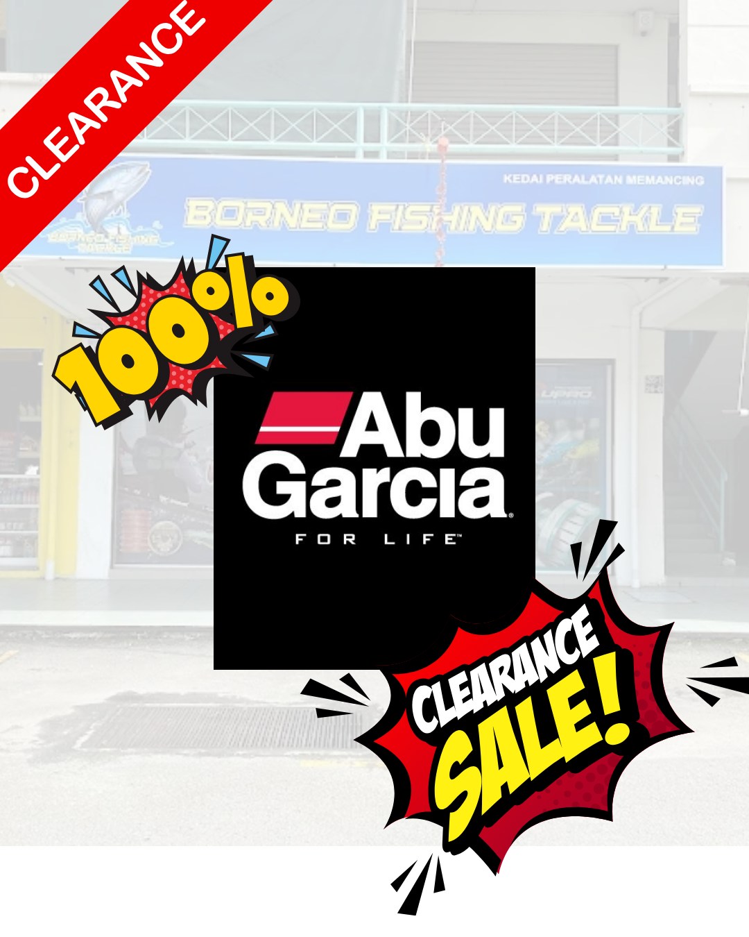 🎣 ABU GARCIA CLEARANCE SALE! 🎣 🔥 Only at Borneo Fishing Tackle