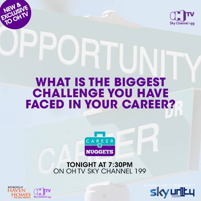 OHTV - Looking forward to another brilliant episode of Career Nuggets ...