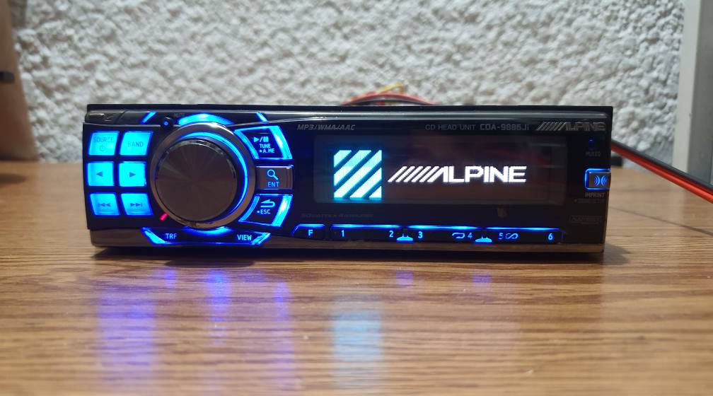 ALPINE CDA-7895J classic car stereo sound quality review