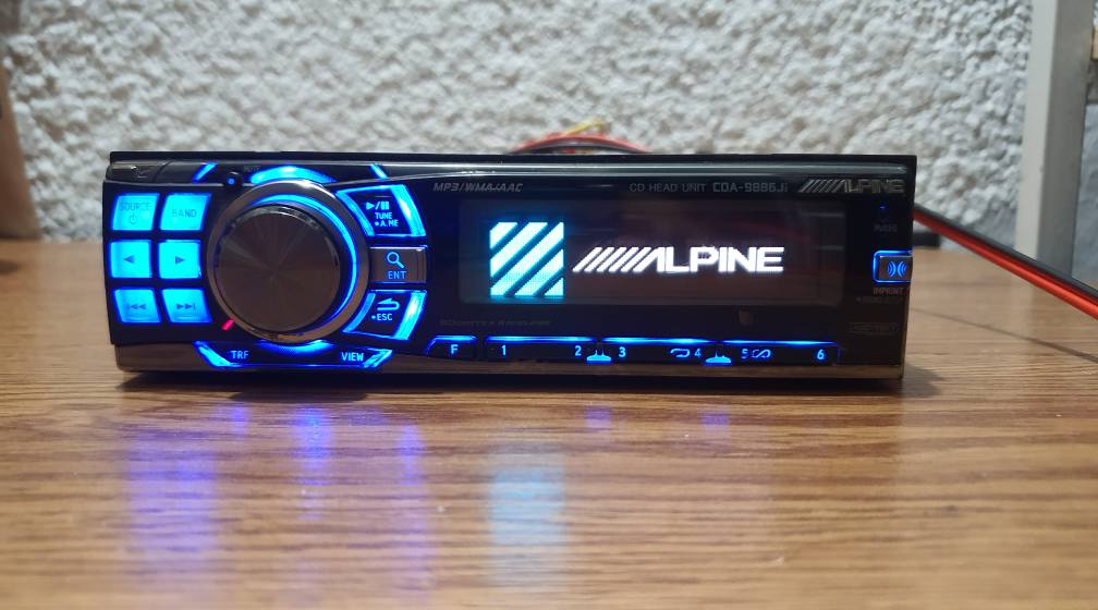 ALPINE CDA-9835J CD/MP3デッキ 動作品 1週間保証 Alpine CDA-9835 CD