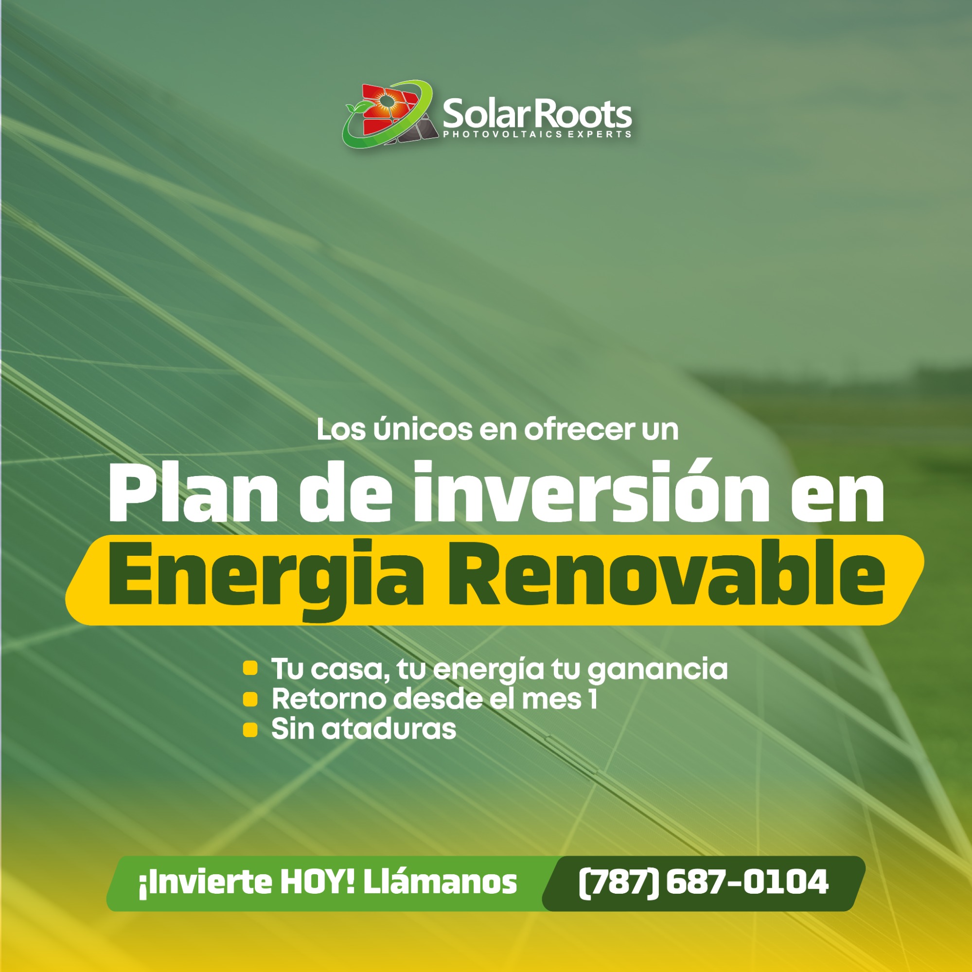 🌞 Deja de pagar por energía, empieza a... - Solar Roots, LLC | Facebook