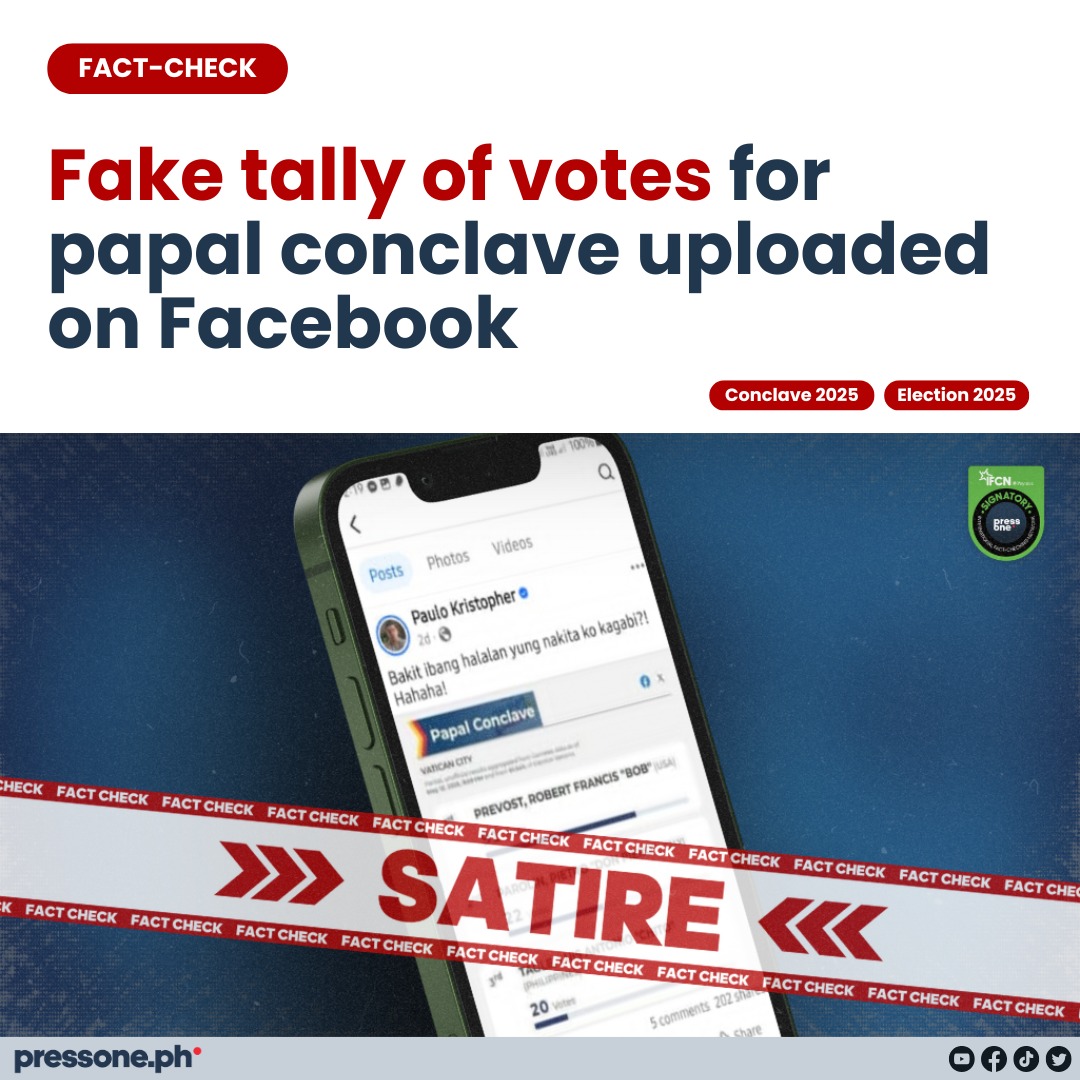 PressOne.PH - #FactCheck: An altered graphic styled like... | Facebook