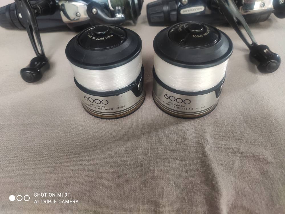 shimano 6000 dl ra baitrunner reels 6000D, Saltwater Spinning Fishing Reel – Good Karma Fishing Tackle cold forged aluminium spool Shimano Baitrunner DL RB Spinning