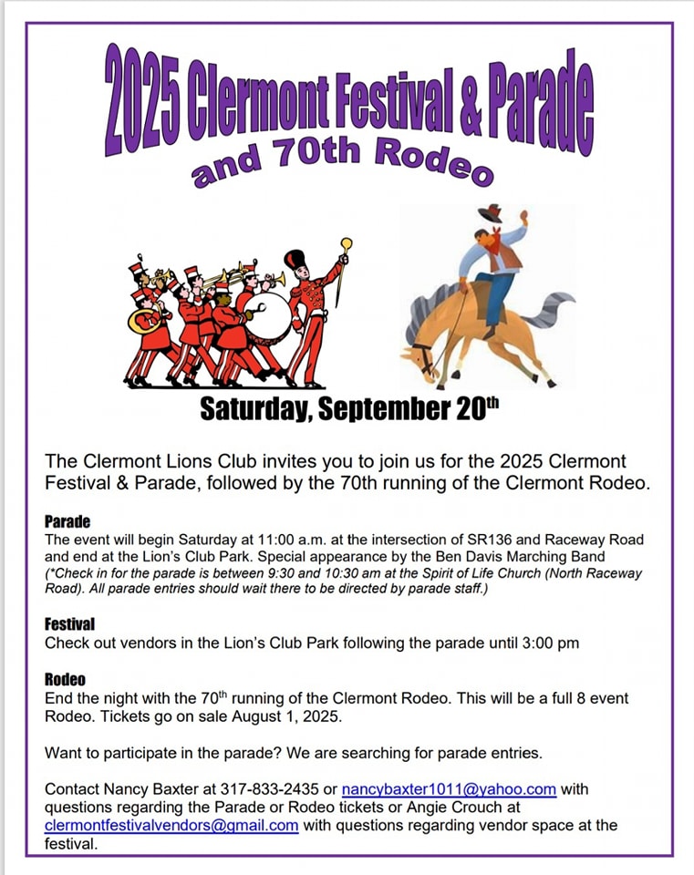 Clermont - It is official!! The Parade, Festival, and 70th running of ...