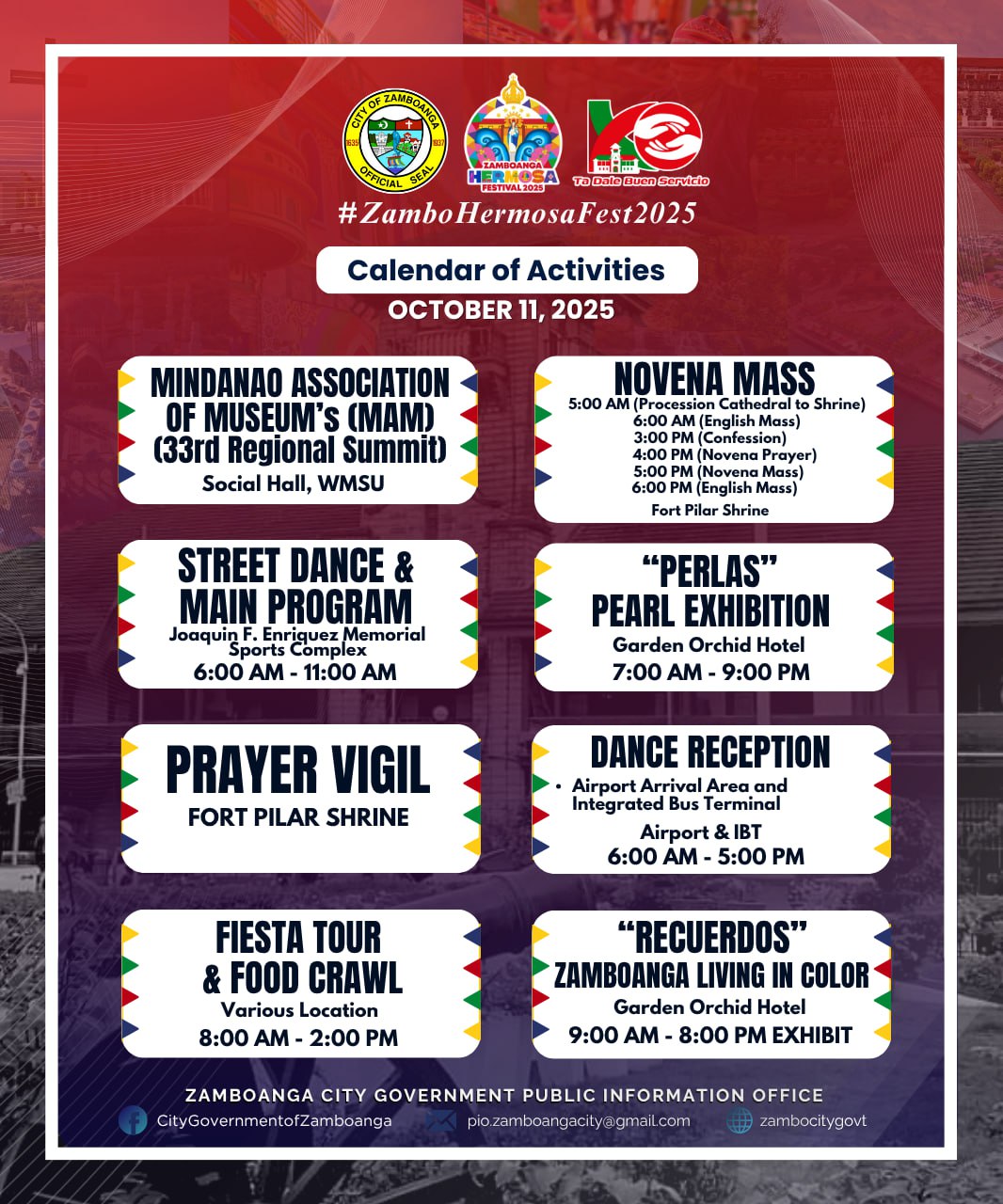 City - LOOK| Zamboanga Hermosa Festival 2025 activities for today ...
