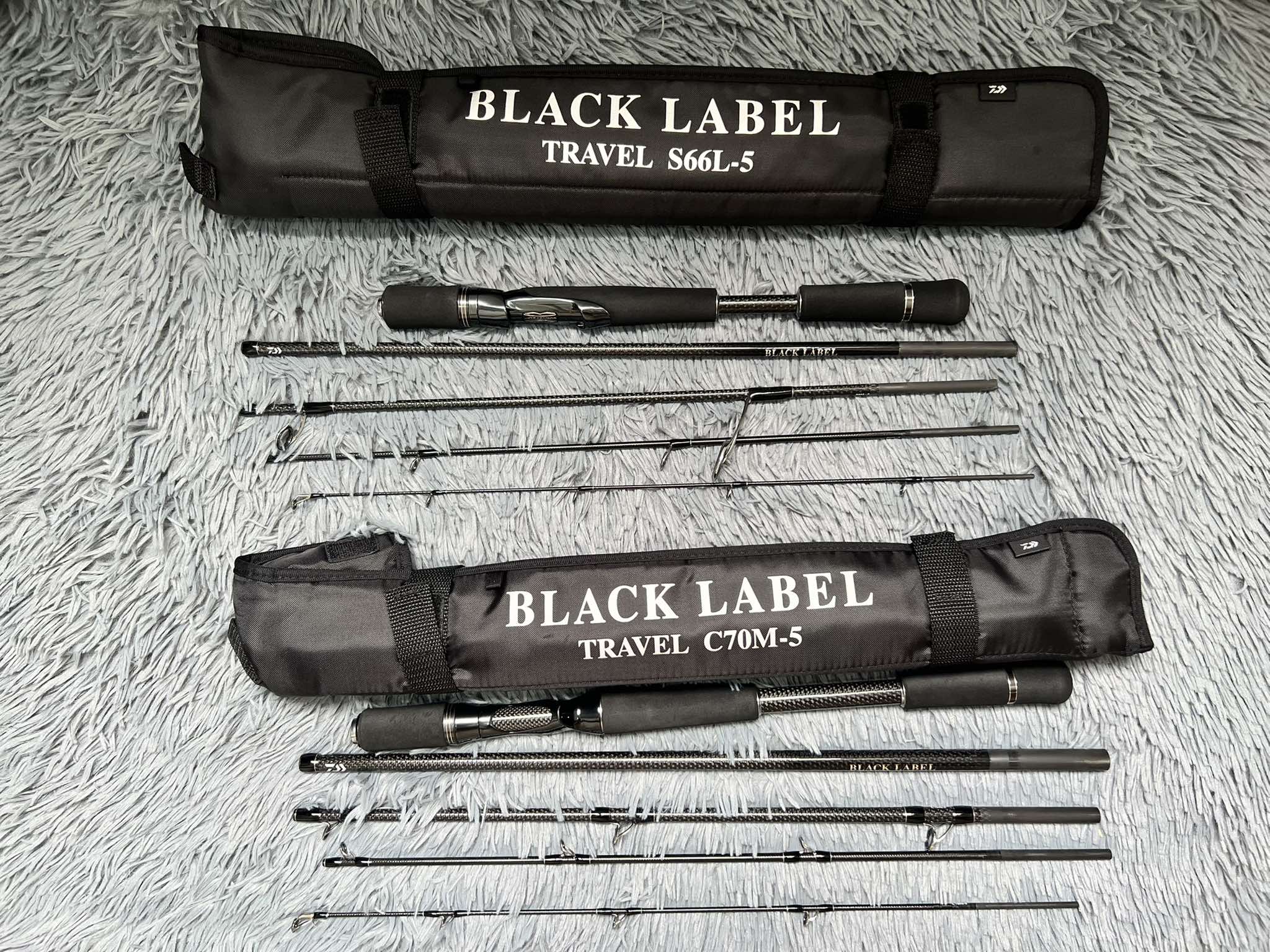 Daiwa Black Label Travel 5 khúc C70M-5, S66L-5 Tình trạng: siêu