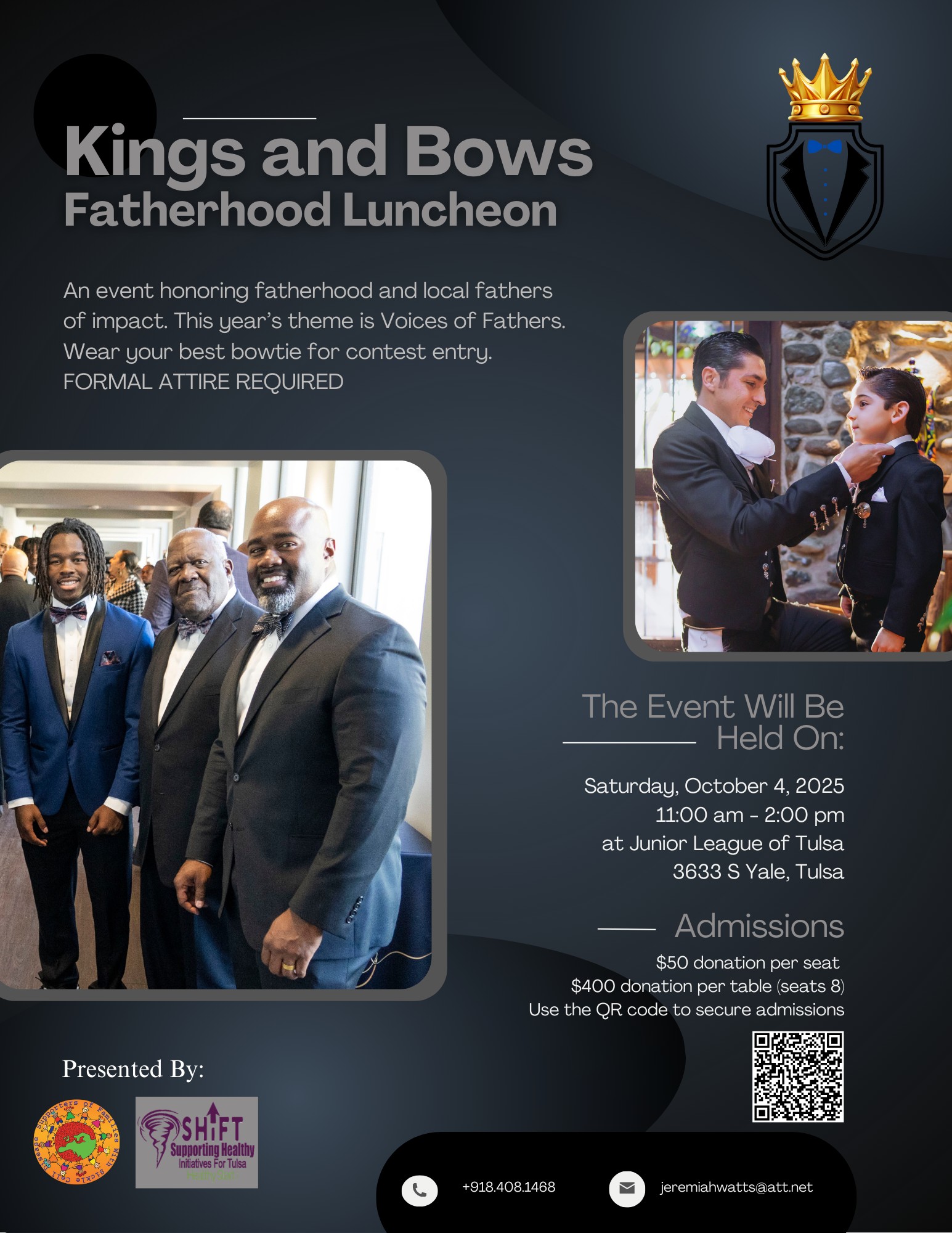 Seats are still available $50 donation. Advance seating only, you must ...