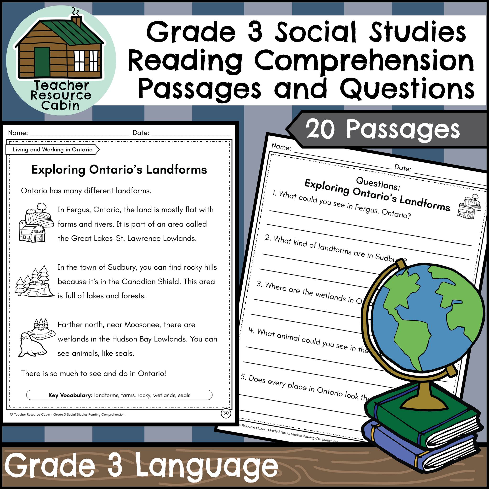 NEW Resource: Grade 3 Social... - Teacher Resource Cabin | Facebook