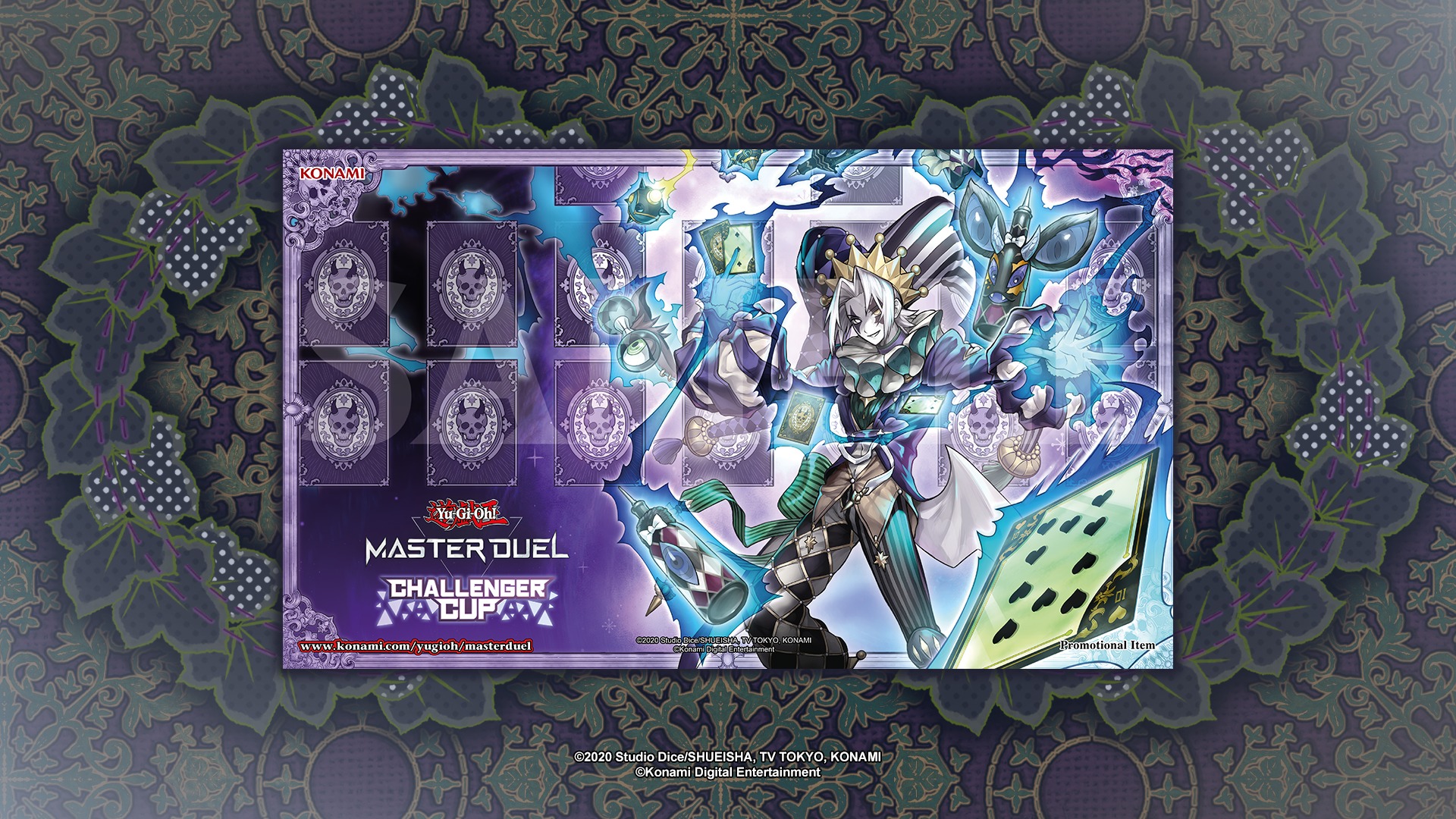遊戯王　公式　プレイマット　デュエルリンクス　challenger cup Yu-Gi-Oh Master Duel EU Challenger Cup exclusive game mat reward
