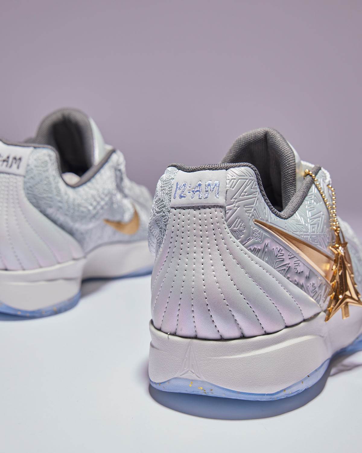 The perfect tree topper 🎄 The Nike Ja 2 'Xmas' is carefully