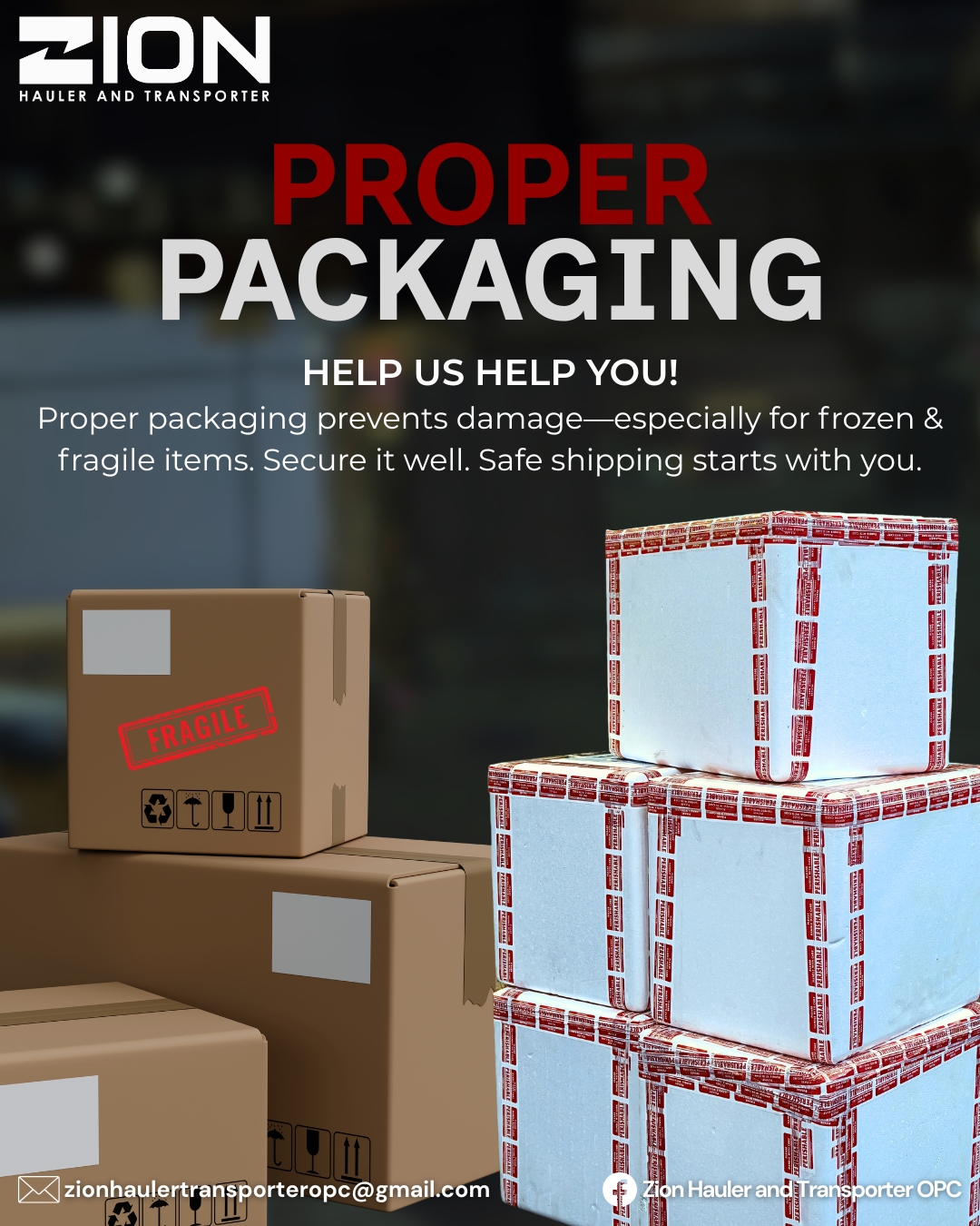Zion - Proper packaging goes a long way! 📦💡 Please make sure your ...