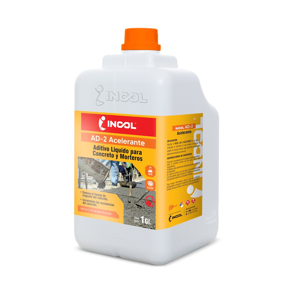INCOL PERU - Incol AD-2 ACELERANTE Liquido para concreto... | Facebook