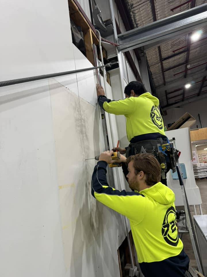 720 Build - The team installing Python screws for Seismic... | Facebook