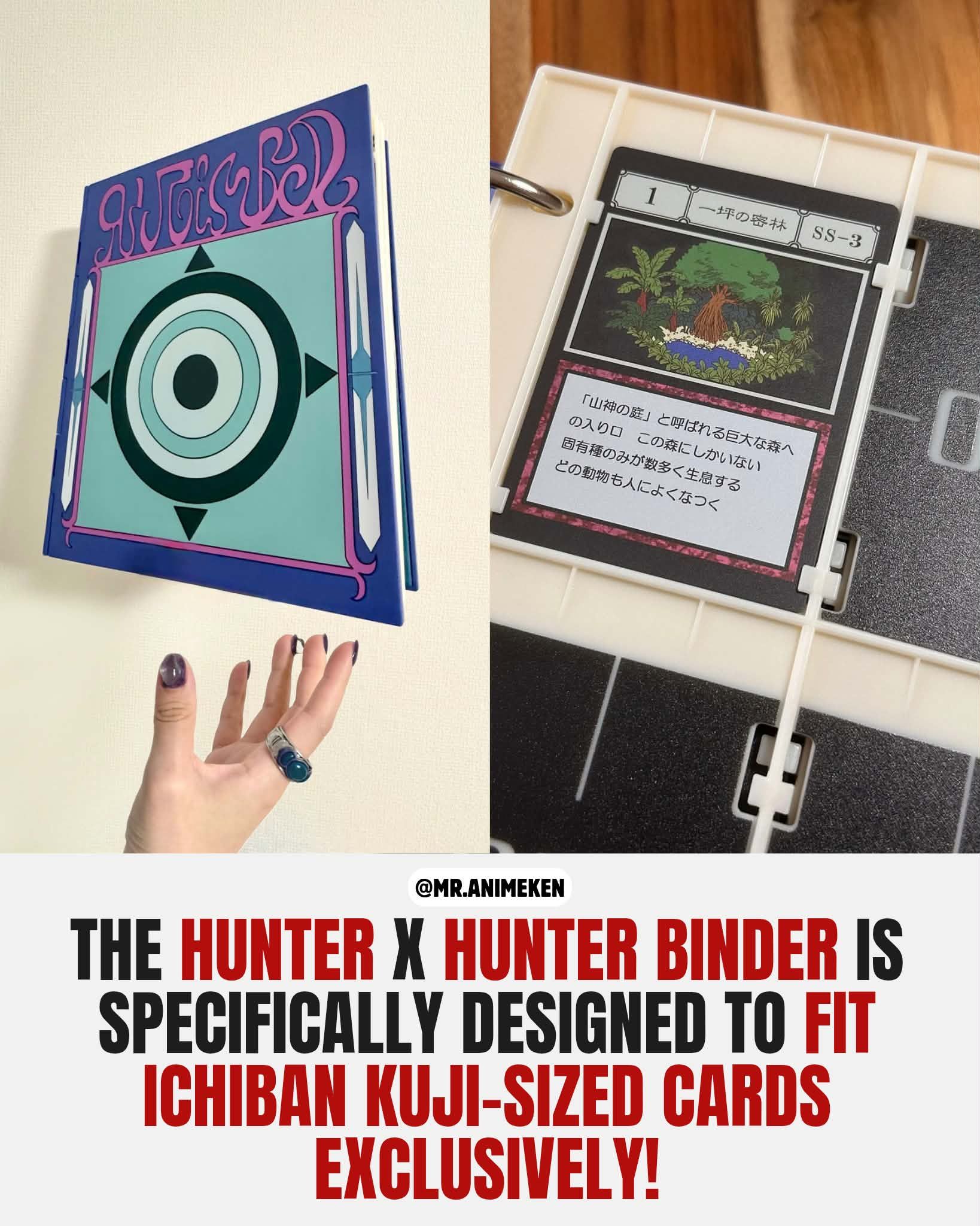 The Hunter × Hunter G.I. binder is made specifically for the