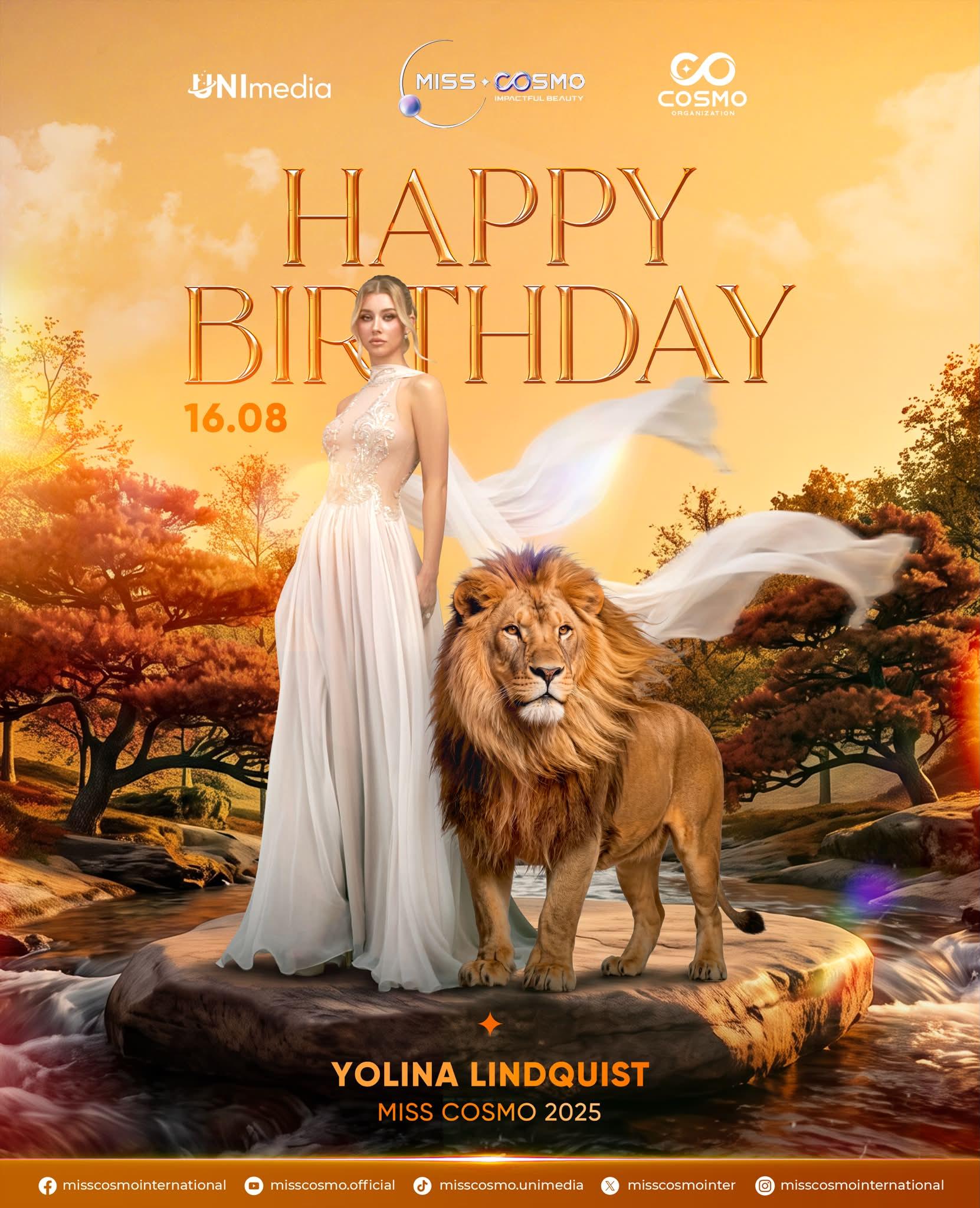 Miss - Happy Birthday to our reigning Miss Cosmo 2025, Yolina