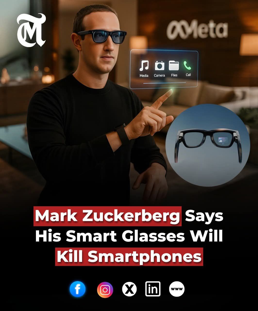 Facts Did you Know | At Meta Connect 2025, Mark Zuckerberg unveiled the ...